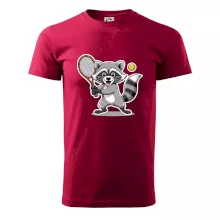 Mýval hraje tenis kreslený