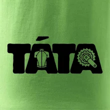 Táta nápis - cyklista