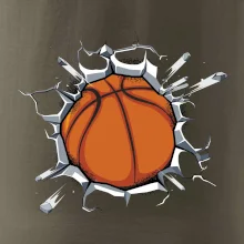 Basketbal míč v triku