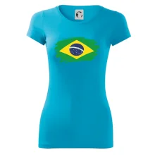 Brazílie vlajka štětkou