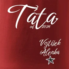 Táta od roku + jména dětí dole vlevo
