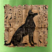 Egyptské hieroglyfy pes