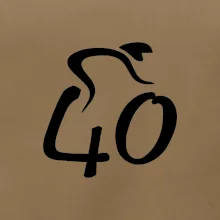 Cyklista slaví čtyřicítku (40)