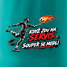 Nohejbalový pekelný servis