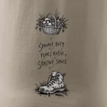 Špinavý boty plnej košík šťastný srdce