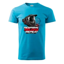 Paintballová maska respawn reload repeat