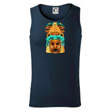 Mayové maska s pyramidou Mayové maska s pyramidou