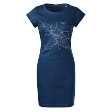 Černobílá mapa Znojmo