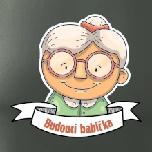 Budoucí babička kreslená