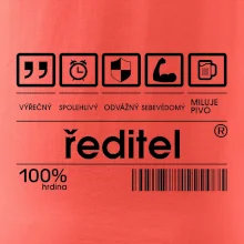 Čárový kód - Ředitel