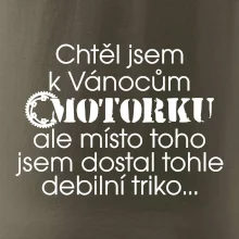 Chtěl jsem dostat motorku - Vánoce