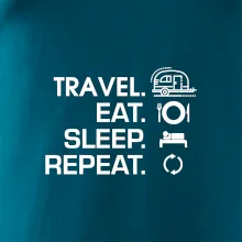 Eat sleep travel - Malý přívěs