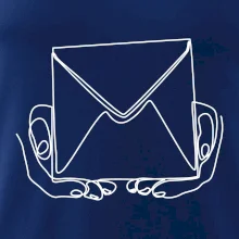 Obálka pošták jedním tahem