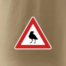 Dopravní značka - Pozor havran