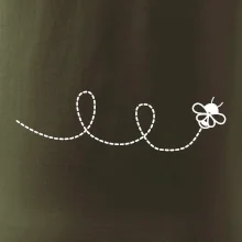 Dráha letu včely - smyčka