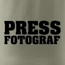 Novinář nápis - Press Fotograf