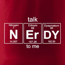 Talk nerdy - periodická tabulka Talk nerdy - periodická tabulka