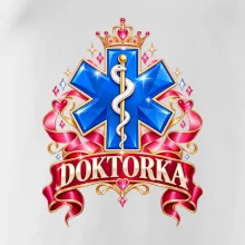 Doktorka - stuhy a kříž