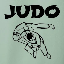 Judo nápis + postavy