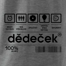 Čárový kód dědeček Čárový kód dědeček