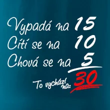 Vypadá, cítí se, chová se - 30 let