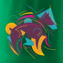 Pes abstrakce hubený