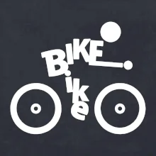 Bike nápis postava