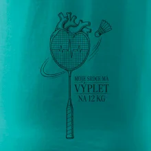Badminton srdce s výpletem