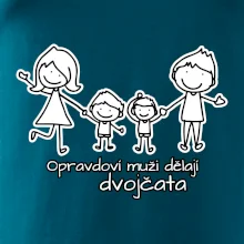 Opravdoví muži dělají dvojčata - kluk kluk