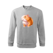 Morče - kreslené, bílo oranžové