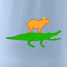 Kapybara na krokodýlovi (Moňas)