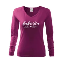 Babička Tričko se jmény dětí psací písmo