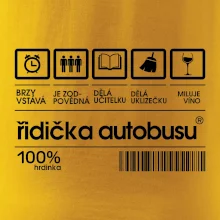 Čárový kód řidička autobusu Čárový kód řidička autobusu