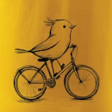 Ptáček na kole