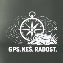 Kompas s krabičkou GPS keš radost