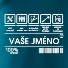 Vaše jméno - čárový kód