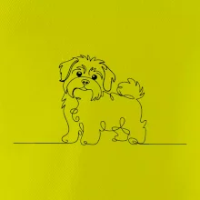 Havanský psík linka jedním tahem