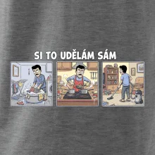 Si to udělám sám - muž s knírkem