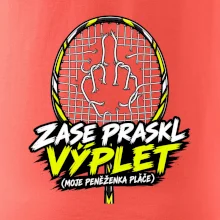 Badminton prasklý výplet