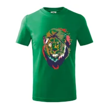 Hlava lva kreslená jednoduchá