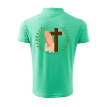 Věnec - kříž a modlení