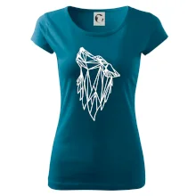 Geometrie - vlk - vyjící