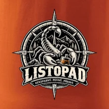 Listopadový štír v kompasu s whisky