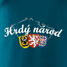 Hrdý národ - mapa a znaky Hrdý národ - mapa a znaky