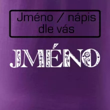 Folklor - jméno - nápis