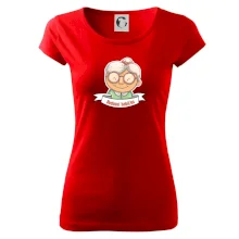 Budoucí babička kreslená