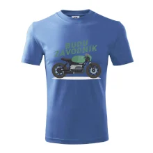 Budu závodník  zelený cafe racer