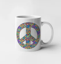 Peace symbol mandela