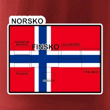 Norsko vlajka další státy