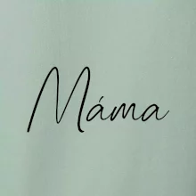 Nápis psací na prsou - máma